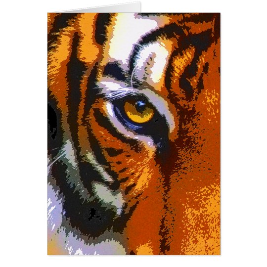 TIGER EYE CARD