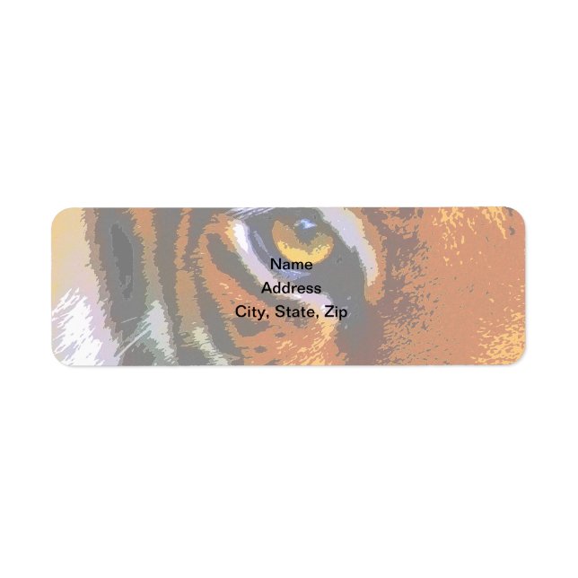 TIGER EYE LABEL (Front)
