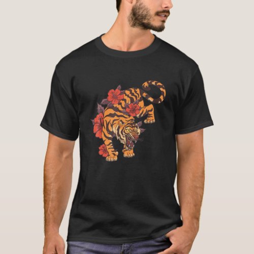 Tiger Eye Safari Zoo Wildlife Animal Zookeeper Cos T_Shirt
