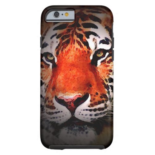 Tiger Eyes Artwork Tough iPhone 6 Case