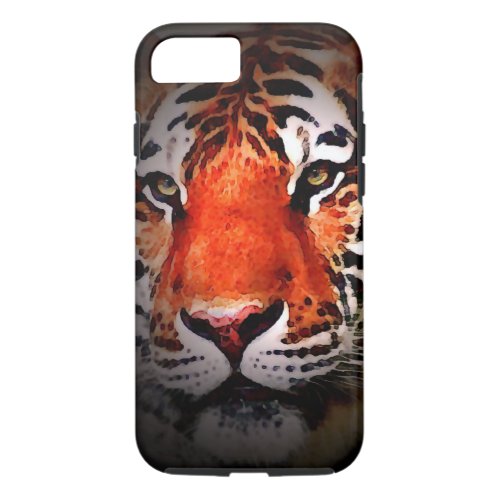 Tiger Eyes Artwork iPhone 87 Case