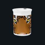 Tiger Eyes Beverage Pitcher<br><div class="desc">Tiger Eyes. Designs on house hold products,  stationary,  and much more products, </div>