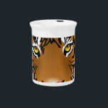 Tiger Eyes Beverage Pitcher<br><div class="desc">Tiger Eyes. Designs on house hold products,  stationary,  and much more products, </div>