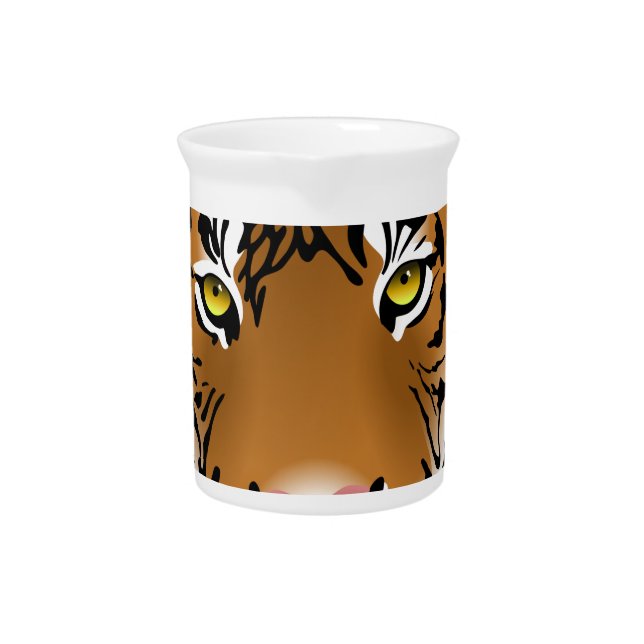 Tiger Eyes Beverage Pitcher (Front)