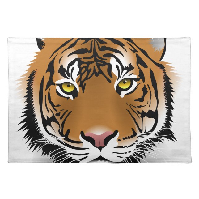 Tiger Eyes Cloth Placemat (Front)