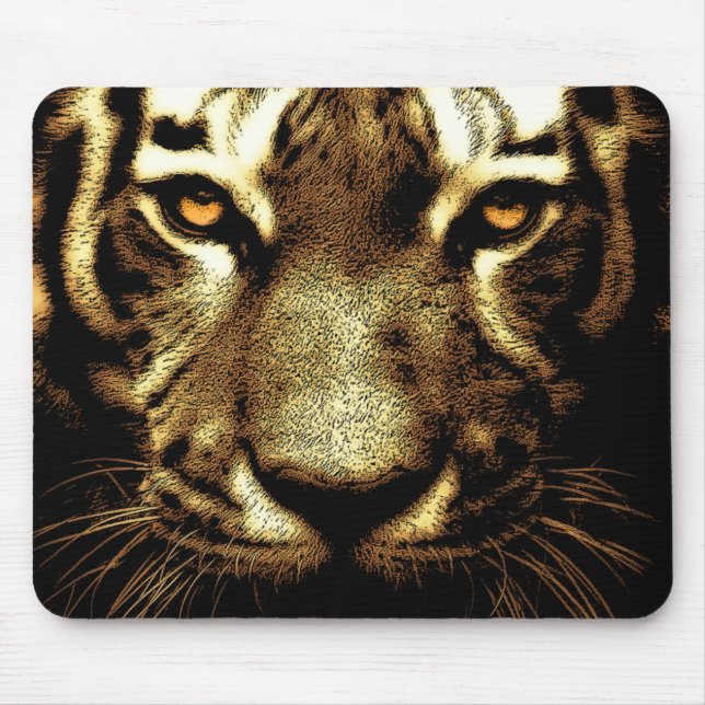 Tiger Eyes Custom Mousepad (Front)