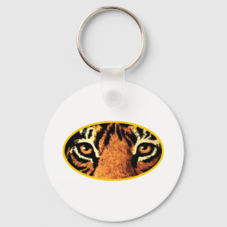 Tiger Eyes Gold The MUSEUM Zazzle Gifts Keychain