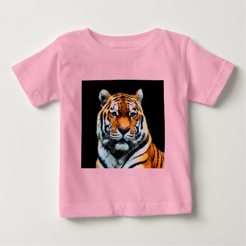 Tiger Eyes Inspirational Baby T_Shirt