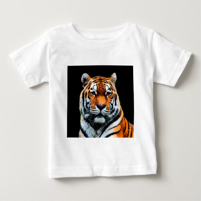 Tiger Eyes Inspirational Baby T-Shirt (Front)