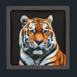 Tiger Eyes Inspirational Jewelry Box<br><div class="desc">Freedom & Courage Motivational Images - Tiger Eyes Wild Animal Art Photography</div>