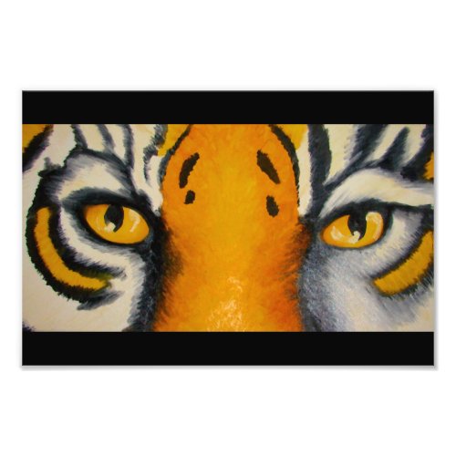 tiger eyes photo print