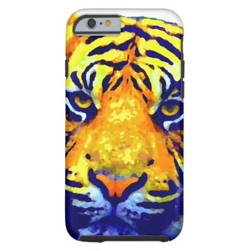 Tiger Eyes Pop Art Tough iPhone 6 Case