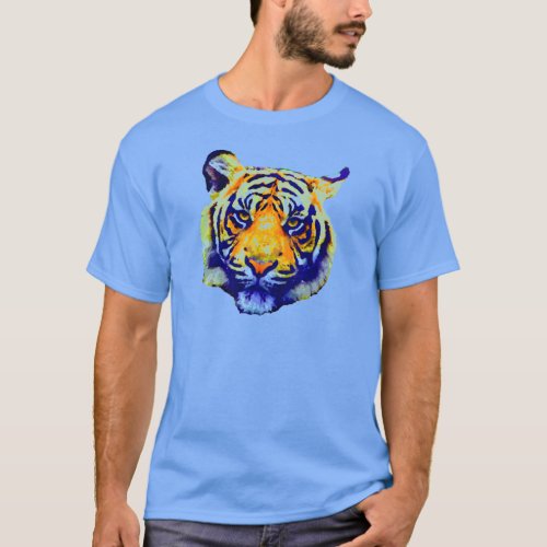 Tiger Eyes Pop Art T_Shirt