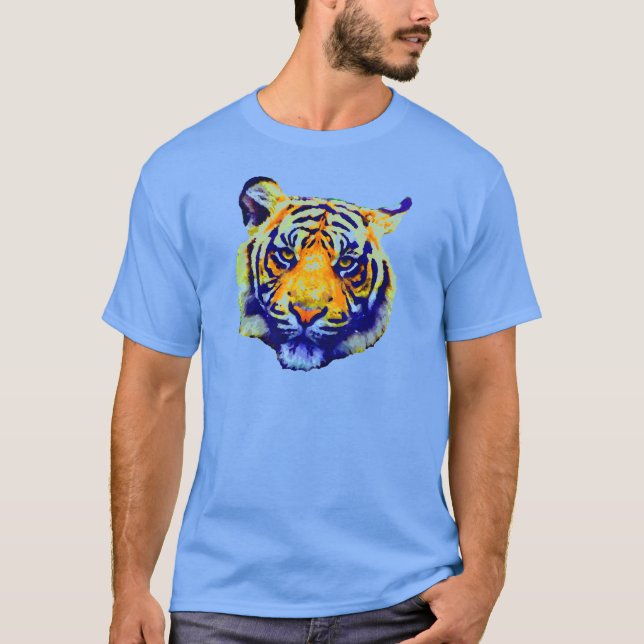 Tiger Eyes Pop Art T-Shirt (Front)