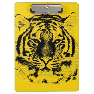 Tiger Face #4 Clipboard