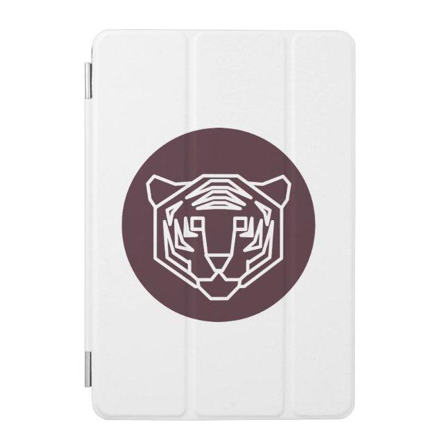 Tiger Face Badge iPad Mini Cover (Front)