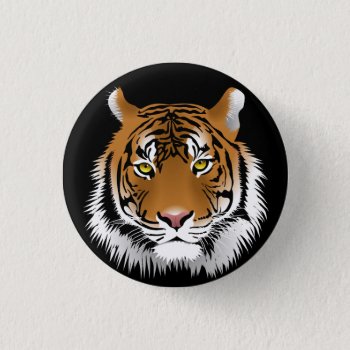 Tiger Face Buttons by Theraven14 at Zazzle