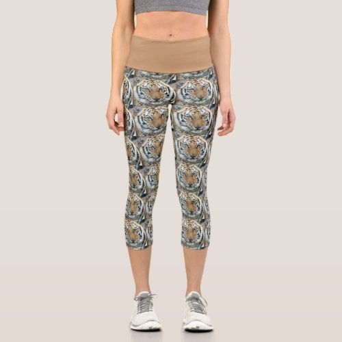 Tiger Face Capris