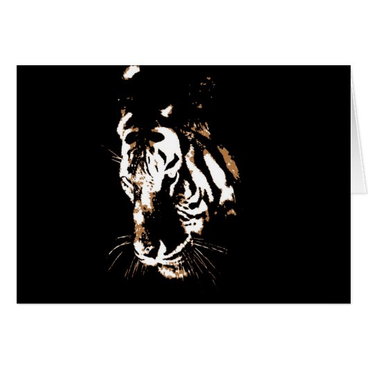 Tiger Face Cards (Front Horizontal)