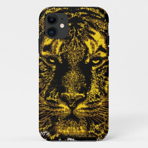 Tiger Face iPhone 11 Case