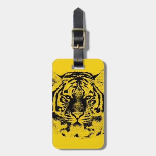 Tiger Face Close_Up 6 Luggage Tag