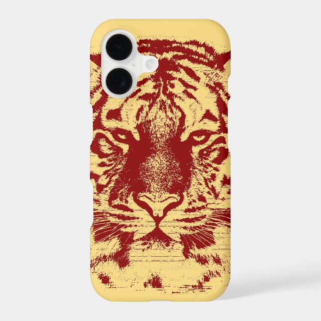 Tiger Face Close-Up Case-Mate iPhone Case (Back)