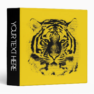 Tiger Face Close-Up   Personalized Binders 6