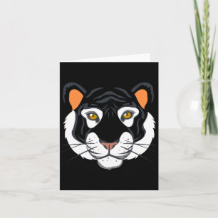 Tiger Face Costume Halloween Pretend I'm A Tiger F Card
