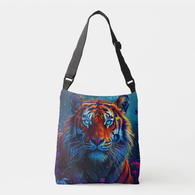 Tiger face crossbody bag (Front)