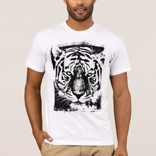 Tiger Face Elegant BellaCanvas Short Sleeve T_Shirt