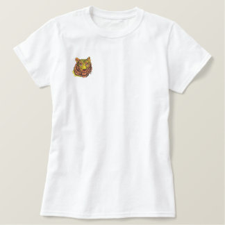Tiger Face Embroidered Shirt