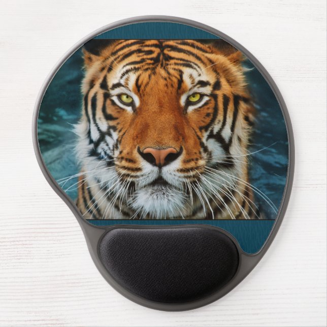 Tiger Face Gel Mouse Pad (Front)