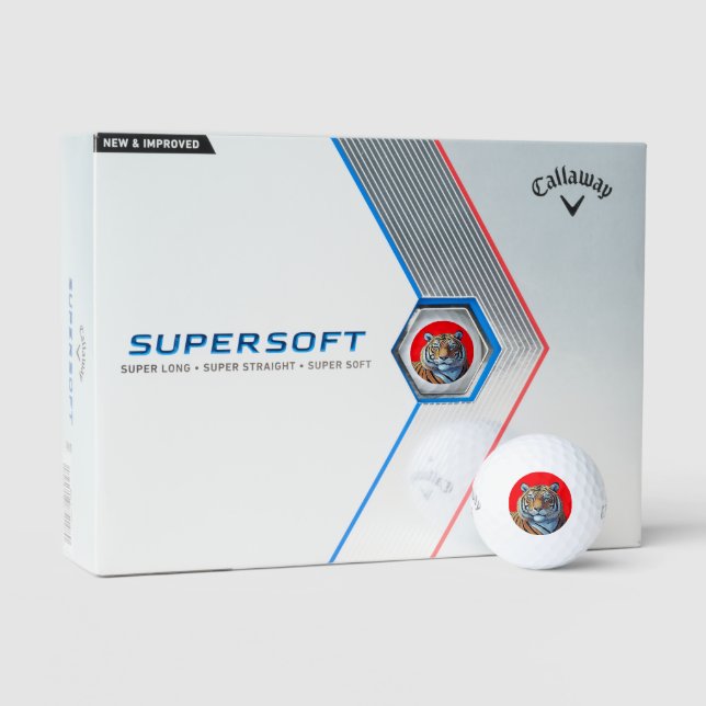 TIGER FACE GOLF BALLS (Packaging)