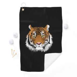 Tiger Face Golf Towel