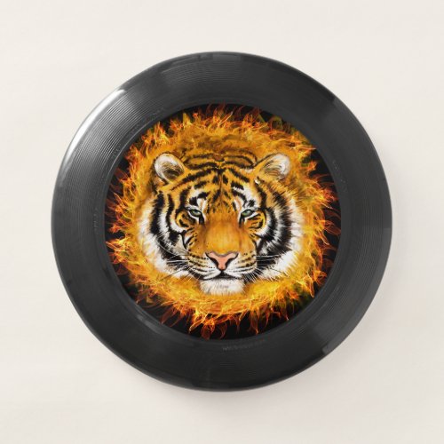 Tiger Face Hot Fire Circle Frisbee