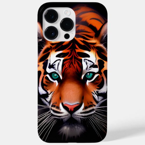 Tiger Face in a Dark Close Up Case_Mate iPhone 14 Pro Max Case