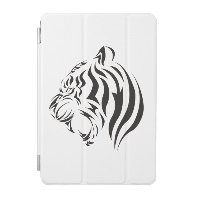 Tiger Face iPad Mini Cover (Front)