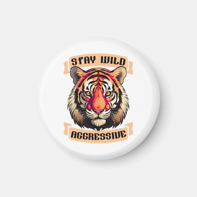 TIGER FACE MAGNET (Front)