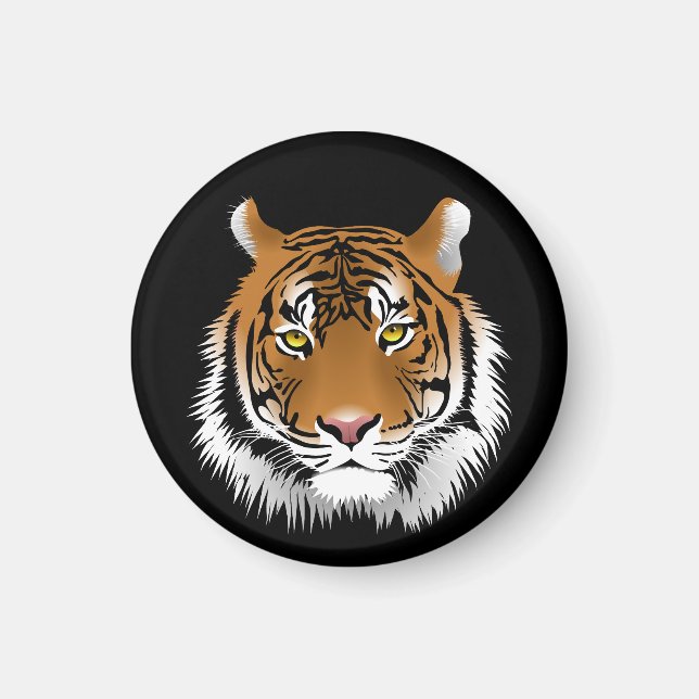 Tiger Face Magnet (Front)