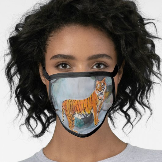 Tiger Face Mask (Worn Her)