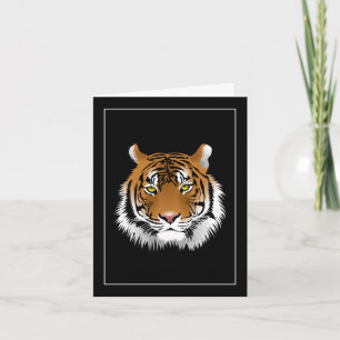 Tiger Face Note Card