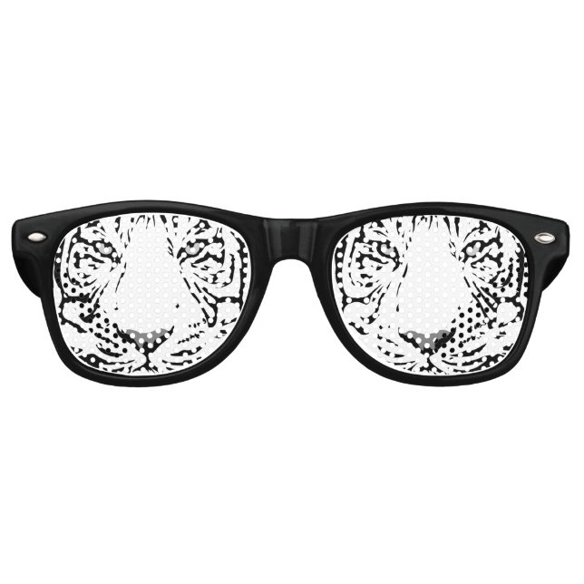 Tiger face Party Sunglasses (Front)