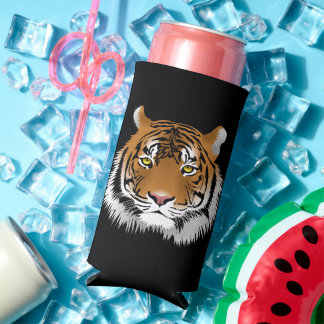 Tiger Face Seltzer Can Cooler