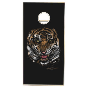 Tiger Face (Signature Design) Cornhole Set