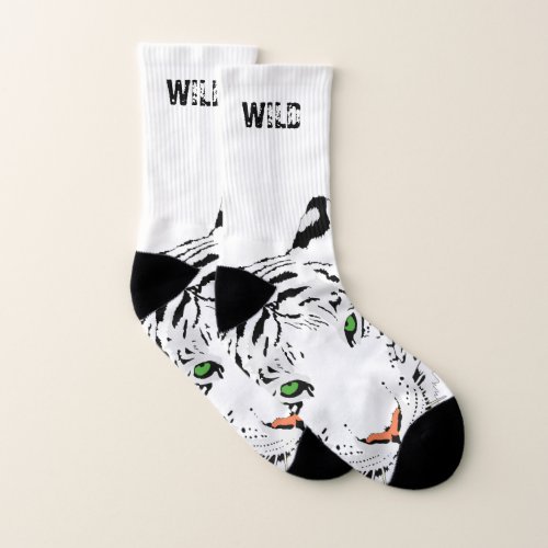 Tiger Face Socks