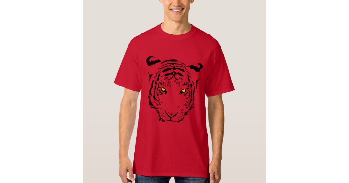 Tiger Face T-Shirt | Zazzle.com