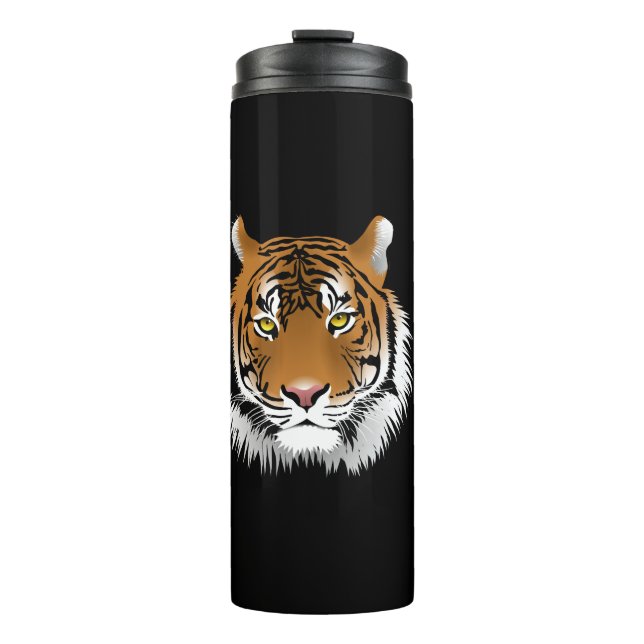 Tiger Face Thermal Tumbler (Front)