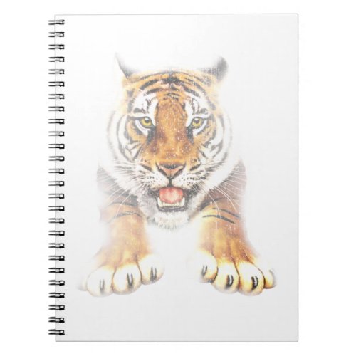 Tiger Face Tiger Head Face Vintage Wild Cat Lover  Notebook