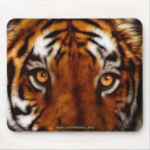Tiger Face Wildlife Mousemat Mouse Pad