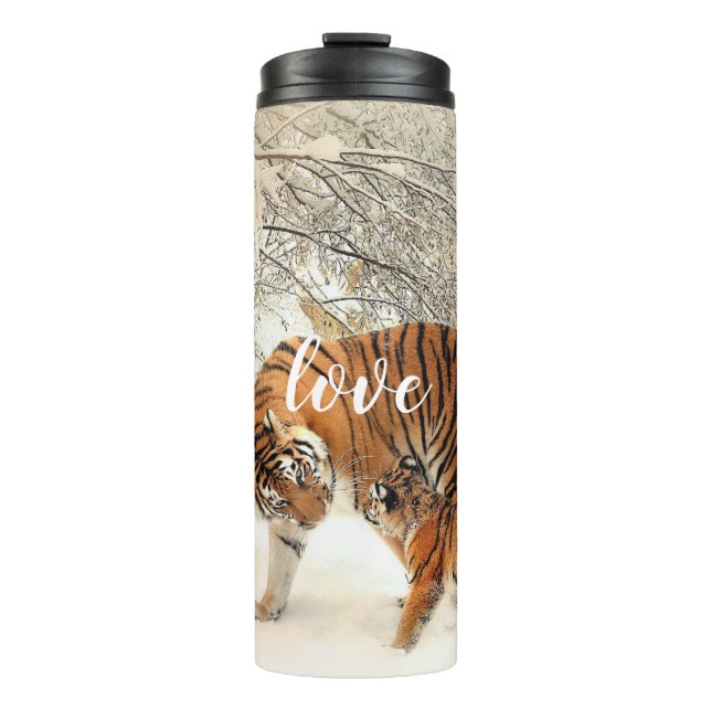 Tiger Family Thermal Tumbler (Front)